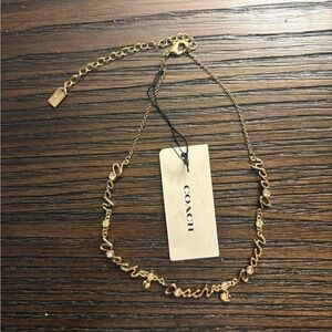 NEW Coach Gold Necklace